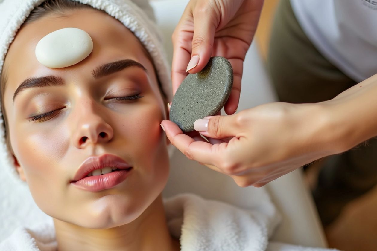 Hızlı Gua Sha Masajı - Adım Adım Eğitici Gua Sha masajı yapan bir kişi.