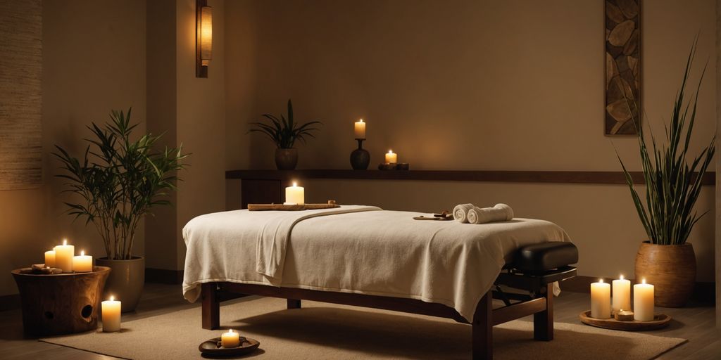 Levent Masaj Hizmet Alabileceğiniz İyi Bölgelerden Biridir Levent'te spa ve masaj ortamı