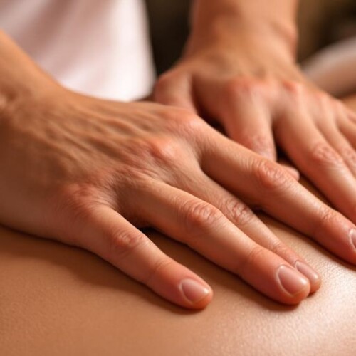 Rus masajı tekniği: Yoğurma uygulaması.