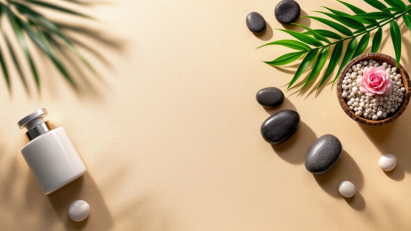 Hangi Masaj Türünü Seçmeliyim? İsveç, Sıcak Taş, Derin Doku? Masaj aletleri ve taşlarıyla huzurlu bir spa ortamı.