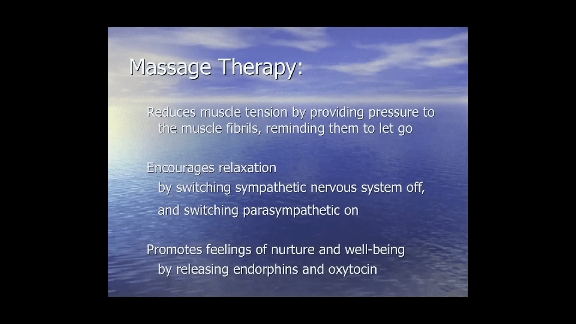 Kas gerginliğinin azaltılması için masaj uygulaması