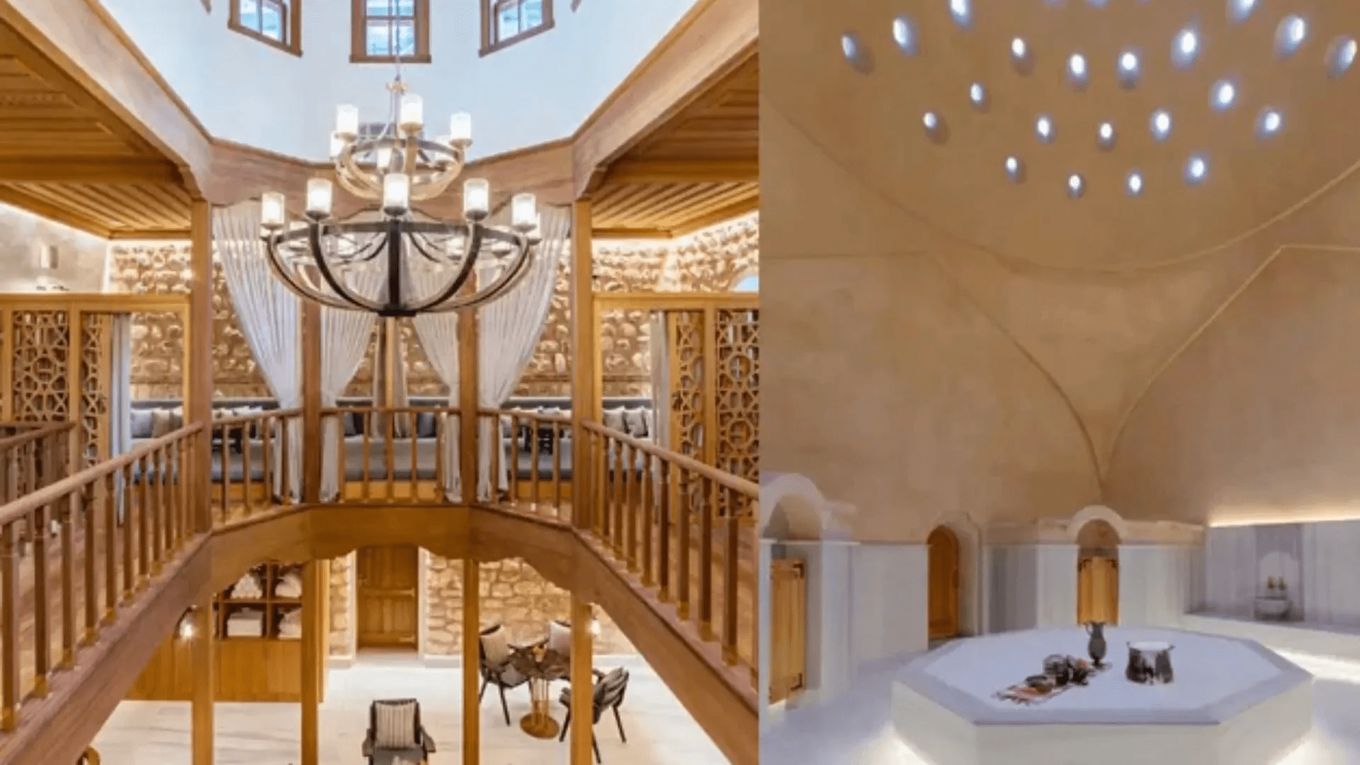 Çeşme Hamamı'nın iç mekanı