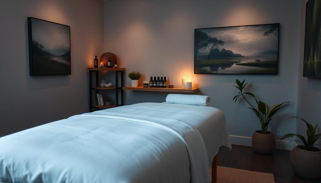 Derin doku masajı uygulama