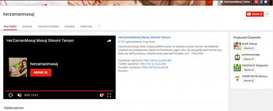 HerZamanMasaj Masaj Sitesini Tanıyın