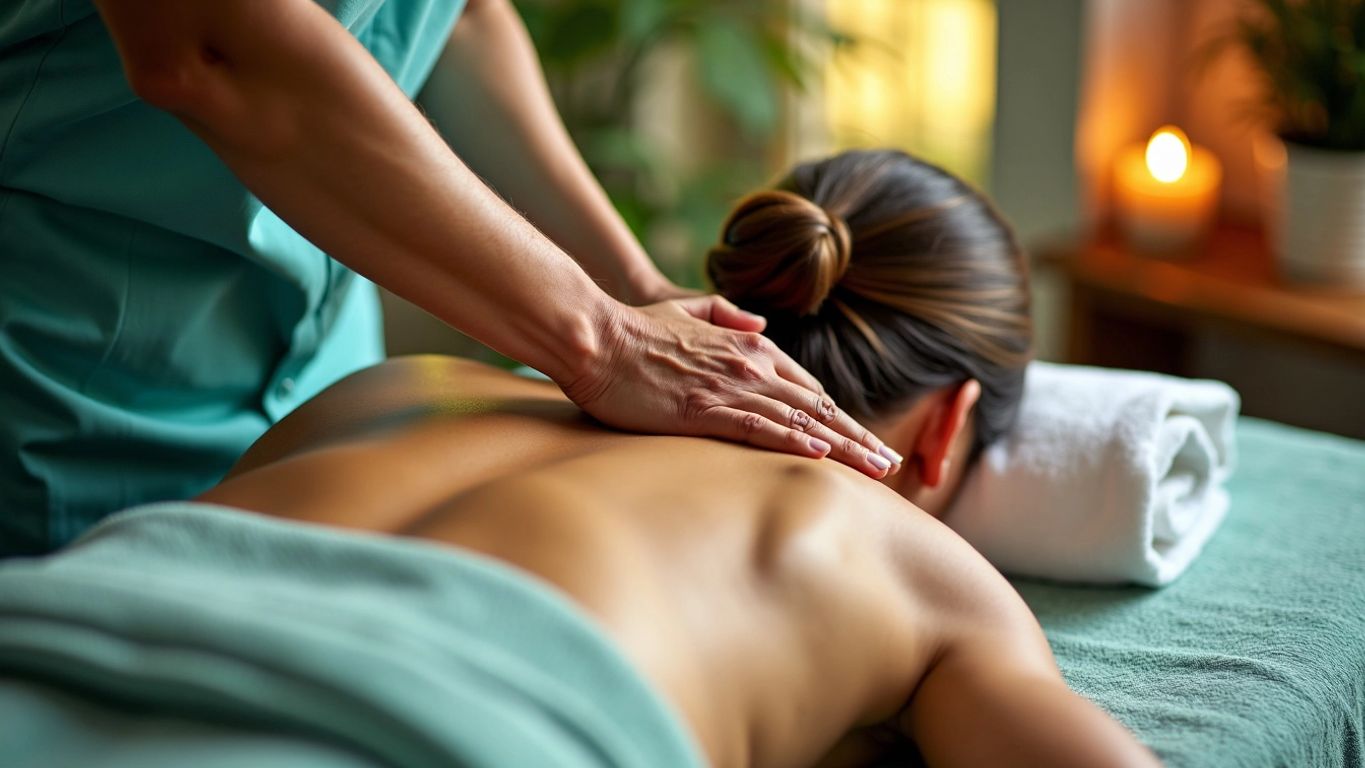 Daha İyi Bir Masaj Vermek İçin 6 İpucu Masaj yapan terapist ve rahatlayan müşteri.