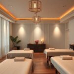 Mutlu Sonlar - Banliyödeki Tay Masaj Salonlarının İç Yüzü Banliyödeki Tay Masaj Salonu iç tasarımı.