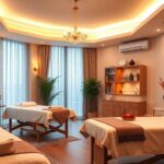 24 Saat Açık Masaj Salonu İstanbul - Mini Rehber İstanbul'da bir masaj salonunun iç mekan görüntüsü.