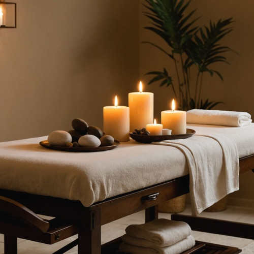 Rahatlatıcı spa ortamı